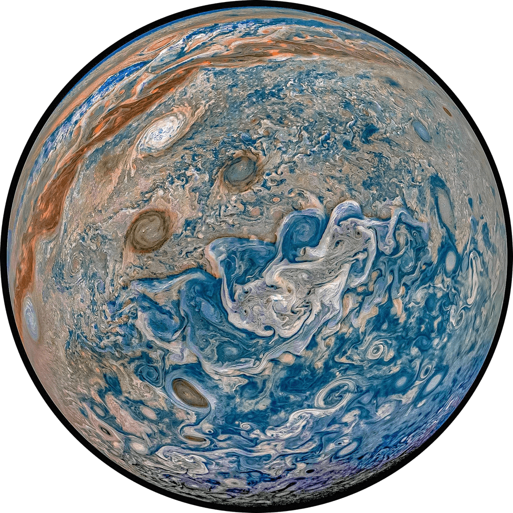 Jupiter's cloud formations